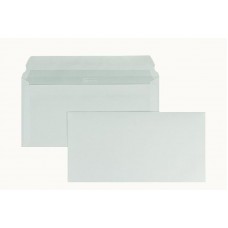 White Envelope 115x225mm, 500 PCS/BOX, without window